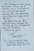 Domino's 'letter' advertising Player's cigarettes within British Pan 13th / 14th editions